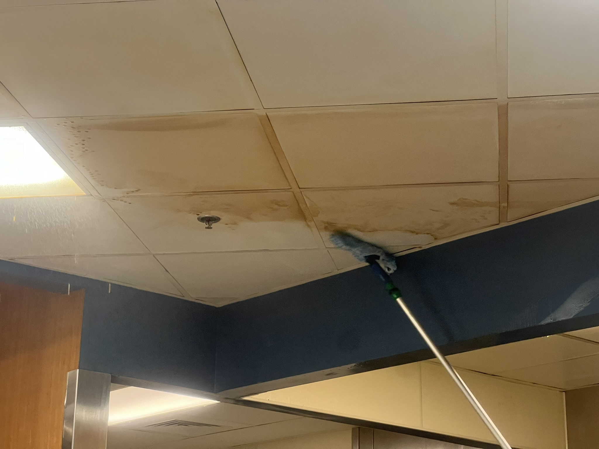 ceiling cleaning emergency cleaning